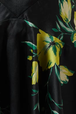 Buy De La Vali Black Alizee Corset Mini Dress in Silk Satin For Women  Online | Ounass Oman