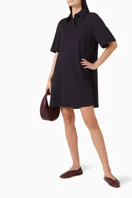 cos jersey polo mini dress Buy COS Blue Polo Mini Dress in Jersey For Women Online