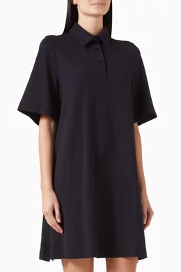 Buy COS Blue Polo Mini Dress in Jersey For Women Online | Ounass Oman