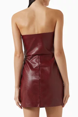 knee length dresses for ladies BARED BACK DRESS main image 1