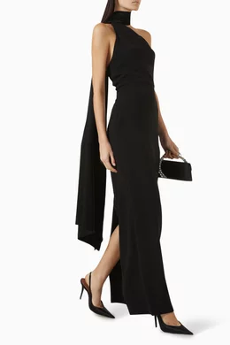 Buy Solace London Black Demi Maxi Dress For Women Online | Ounass Oman