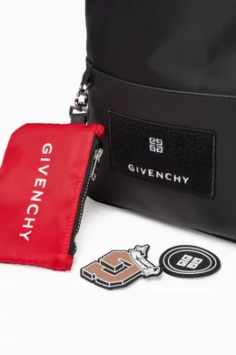 Buy Givenchy Black Logo Backpack For Boys Online | Ounass Oman display picture 1