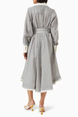 hypnotic tuck midi dress Zimmermann Hypnotic Tuck mini dress  ABC Dress Hire