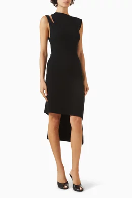 princess polly baby blue dress Buy Courreges Black Oblique Square Midi Dress For Women Online