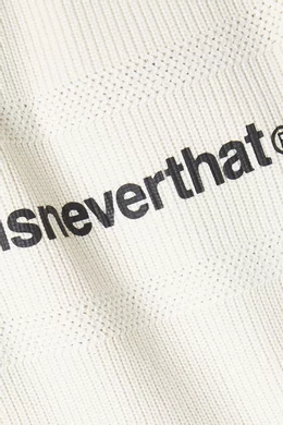 Buy thisisneverthat White T-Logo Knit Sweater For Men Online