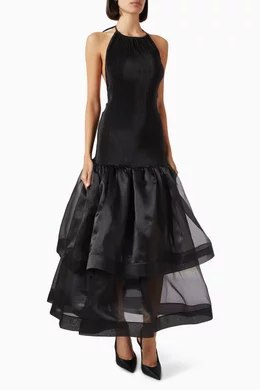 Buy L'IDEE WOMAN Black Carrie Maxi Dress For Women Online | Ounass Oman