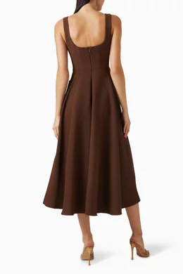 Buy ODD MUSE Brown The Ultimate Muse Squareneck Dress For Women Online |  Ounass Oman