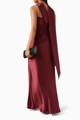 maxi dress off shoulder ruffle Wilder Pleated Floral Maxi Dress
