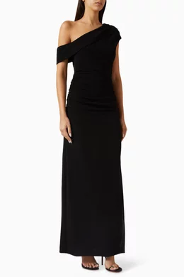 estrella maxi dress in black camila coelho Camila Coelho Estrella Maxi Dress – THE DESIGNER HIRE SPOT