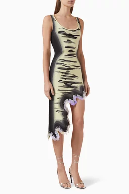 knee length dresses for ladies The Robin Dress in Blue  Mae Threads Clothing