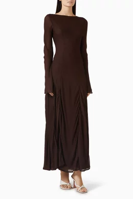 Buy DISSH Brown Elodie Maxi Dress For Women Online | Ounass Oman