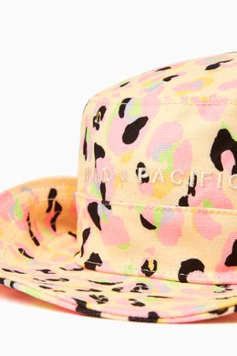 NEW WILD & PACIFIC women\'s bucket hat in pastel jaguar Wild & Pacific Women main image 2