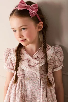 Pepa London ピンク ワンピース 2y Buy Pepa London Pink Adelaide Floral Dress For Girls Online