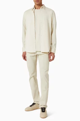 Buy Theory Neutral Sylvain Slim-fit Shirt For Men Online | Ounass Oman