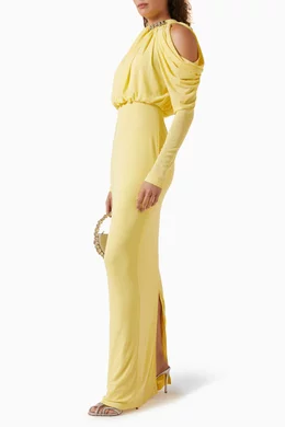 asymmetrical knit dress Fit & Flare Tonal Textured Asymmetrical Knit Dress