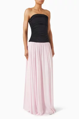 open lace back dress CHANEL CC Logo Tweed Fringe Mini Dress Pink White