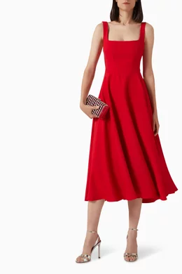 Buy ODD MUSE Red The Ultimate Muse Midi Dress For Women Online | Ounass Oman