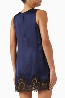 jessalyn silk dress reformation Reformation Women's Jessalyn Silk Dress - Blue - Size S
