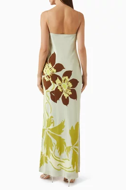 Buy SIR The Label Multicolour Amaia Slip Dress in Silk For Women Online |  Ounass Oman