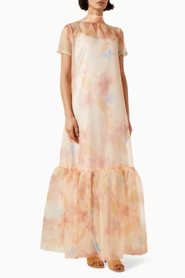 Buy Staud Green Calluna Maxi Dress For Women Online | Ounass Oman