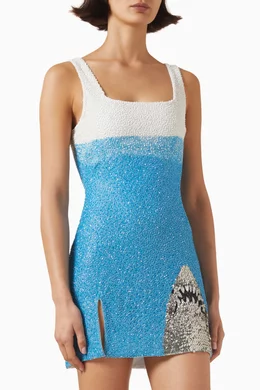 silk coral dress DIVA WOMEN'S FEATHER STAPLESS DRESS IN CORAL | CULT MIA main image 0