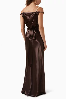 miu miu dress brown MIU MIU Midi sleeveless Dress BROWN