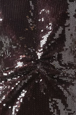 rotate brown sequin dress Retro Thanksgiving Dress Tartan Plaid Pumpkin Patchwork Pencil Dress Brown