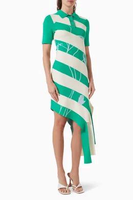 Buy Ph5 Green Dekel UV-reactive Polo Dress For Women Online | Ounass Oman