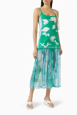 Buy Ph5 Green Ginger Tank Dress in Recycled Rayon For Women Online | Ounass  Oman