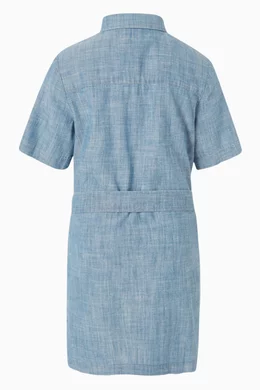 Buy GOLDEN GOOSE Blue Journey Chambray Shirt Dress For Girls Online |  Ounass Oman
