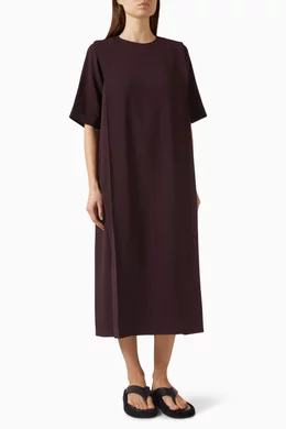 moth layered sweater maxi dress ASTR the Label | Ainhoa 3D Floral Maxi Sweater Dress in Plus Size - Brown