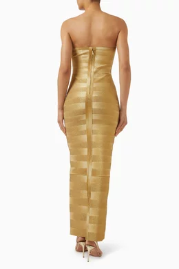slim fit dress slacks Herve Leger Sara Mini Dress main image 0
