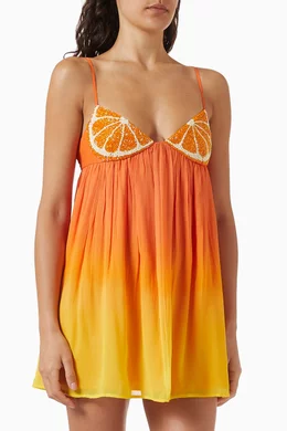 strapless open back dress Ball Gown Orange Prom Dresses V Neck Puffy Sleeves  alinanova