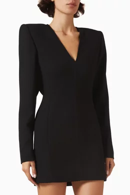 wardrobe nyc black mini dress Isabel Satin Halter Mini Dress in Black • Threads Boutique Going Out Dresses  – American Threads