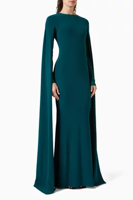 white christmas dresses Lita Black Twisted Asymmetric Maxi Dress – Club L London main image 1