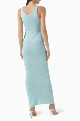 Buy Asta Resort Blue Ana Knit Dress For Women Online | Ounass Oman