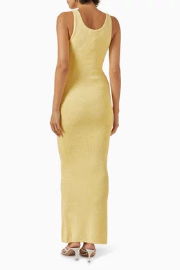 open lace back dress Asta Resort 'Ana' sequin maxi – MZ.RENTING
