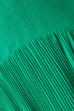 Buy Alexis Green Sunniva Maxi Dress in Crepe For Women Online | Ounass Oman