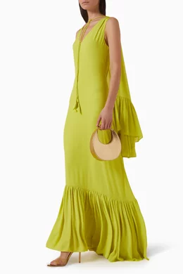 Buy Alexis Green Francina Maxi Dress For Women Online | Ounass Oman