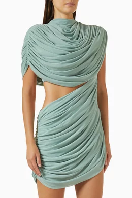 female dress blue usmc Deme By Gabriella AURORA BLUE MAXI DRESS
