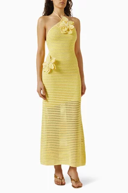 sevilla knit maxi dress Buy The Wolf Gang Yellow in Viscose Blend For Women Online Superdown sevilla