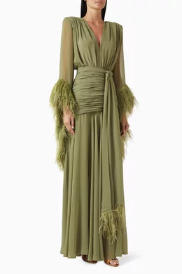 woman formal dress Ladivine CH123 Dress, Navy / 3XL main image 0