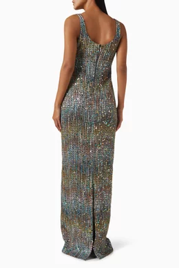 Buy Missoni Blue Sequin-embellished Dress For Women Online | Ounass Oman