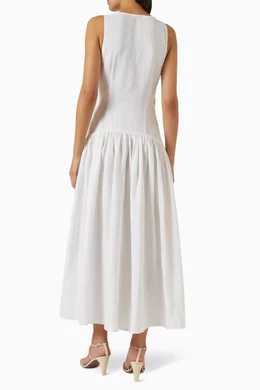 sachin and babi light blue dress DISSH | Dresses | Dissh Tyla White Linen Mini Dress main image 0