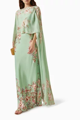 hemant and nandita green dress Hemant & Nandita Navi Long Shirt Dress With Buckle Belt main image 0