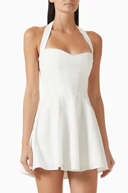 pinnacle halter swing mini dress Nina Short Halter Dress (Final Sale) main image 1