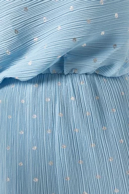 Buy Never Fully Dressed Blue Tilly Plisse Dress For Women Online | Ounass  Oman