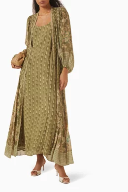 Buy Anita Dongre Green Two-piece Kaftan Set in Viscose For Women Online |  Ounass Oman