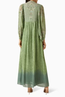 anita dongre green dress Anita Dongre Mir Bandhgala Sage Green main image 1