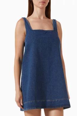 myla denim mini dress Myla Button Up Denim Mini Dress